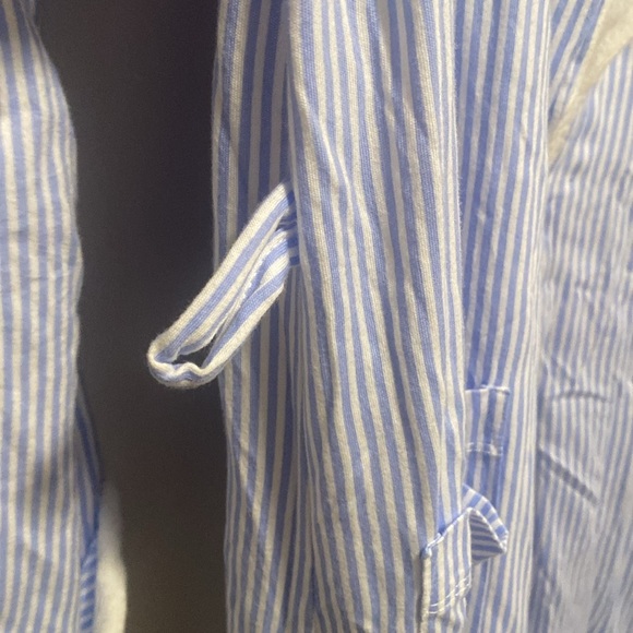 Ralph Lauren Blue and White Striped house coat - Picture 7 of 7